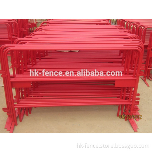 polymer coating portable crowd control barrier pedestrian fencing